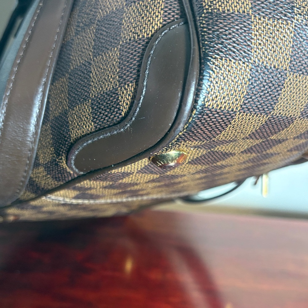 Louis Vuitton Damier Dark Brown Ebene Satchel EUC - Picture 6 of 15